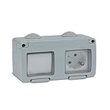 diferencia entre conmutador y enchufe 19033 - 16 AMP Famatel M111834 - Base enchufe tt con conmutador estanco