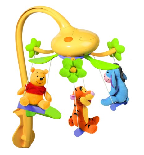Tomy Disney Winnie the Pooh Swing Time Baby Cot Mobile