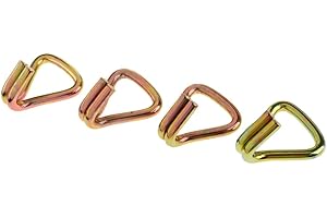 B BLESIYA 4 Pieces 25mm Claw Hooks for Webbing & Ratchet Straps