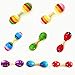 Produktbild Gjyia Doppelkopf Bunte hölzerne Maracas Baby Kind Musikinstrument Rassel Shaker für Party Spielzeug