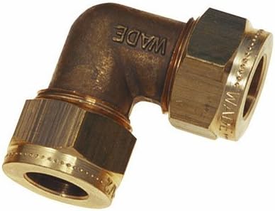 WADE3/8" OD EQUAL ELBOW - Equal Elbows (Brass Compression Fittings, Imperial)