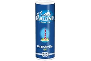 BENEDICTA LA BALEINE - Salière Sel Fin 250G - Lot De 2 - meilleure offre