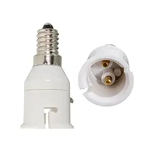 Ivaan - E14 To B22 Lamp Socket Converter (White) - Pack of 2