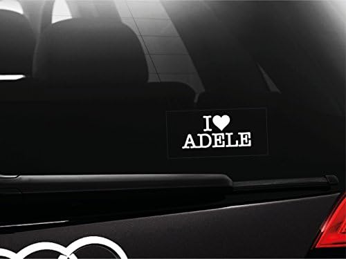 I Love Adele Car Window Sticker