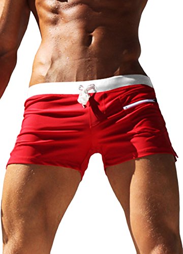 OUO Badehose Herren Badeshorts Schwimmhose Wassersport männer Hose