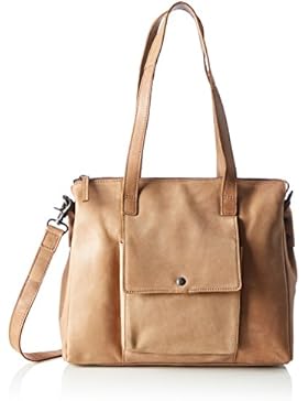 Spikes & Sparrow Damen Zip Bag Henkeltasche, 11x28x35 cm