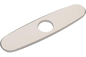 Diskbänk Kran Hål Lock Däcksplatta Borstad 304 Rostfritt Stål Fiskplatta Bottenplatta Köksblandare Dekorativ Panel Kran Dekorativ Däckplatta