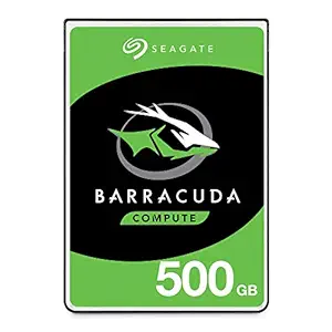 Seagate Barracuda Mobile Hard Drive 500GB SATA 6Gb/s 128MB Cache 2.5-Inch 7mm - Frustration Free Packaging (ST500LM030)