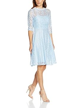 Intimuse Damen knielanges Cocktail Kleid mit Spitze