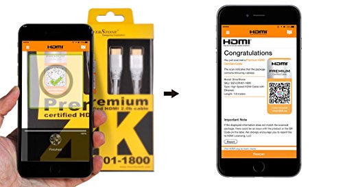 SilverStone SST-CPH01C-1800 – Premium Zertifiziertes 4K Ultra High Speed HDMI 2.0b Kabel, 180cm, kohle-grau - 11