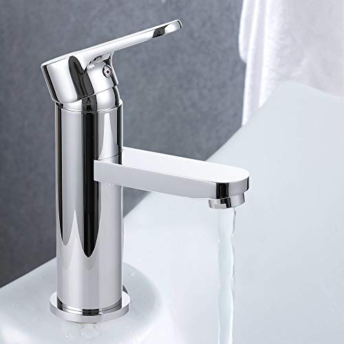 Hirosa Grifo de Baño Lavabo Monomando Grifo del Fregadero Mezclador Grifo de Cuenca Cascada