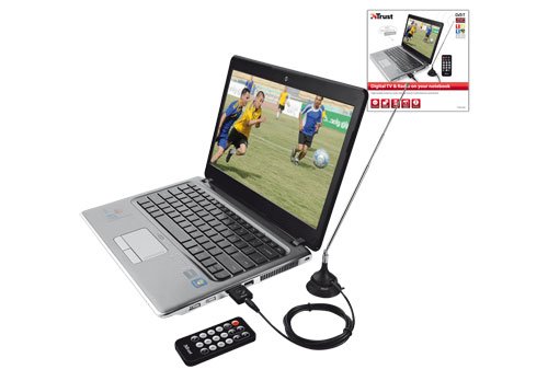 Trust Mini DVB-T USB-Stick mit Antenne und Fernbedienung für notebook - 2