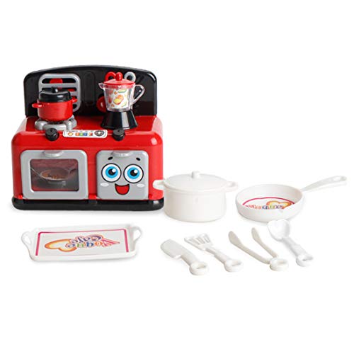 Preisvergleich Produktbild Foxom Küchenspielzeug Kinder Lernspielzeug Simulation HaushaltsgeräTe KüChe Spielzeug für Kleinkind 3 Jahre alt (Herd)