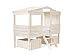 Produktbild massivum Kinder-Bett Safari 221x179x100 cm aus Holz Pinie massiv weiß lackiert Jungen-Bett Mädchen-Bett für Kinderzimmer Liegefläche 90x200 cm