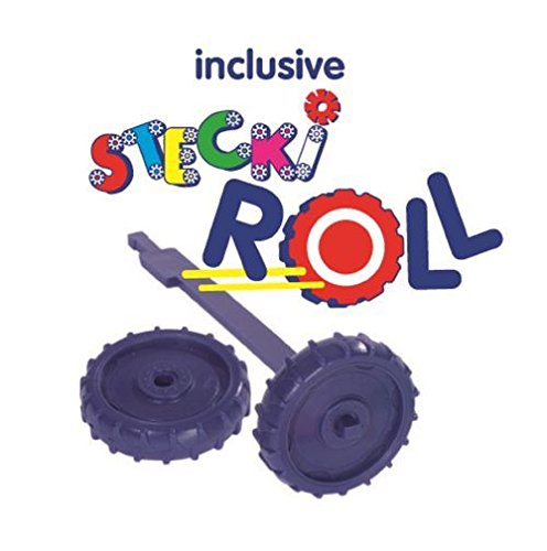 Feuchtmann Spielwaren 6215607 – Stecki Geo Konstruktions-Set One for Two, Box Maxi, 400 g, sortiert - 5