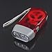Produktbild leoboone 3 LED-Handpressen-Dynamokurbel Energie Wind Up Taschenlampe Licht Hand Press Crank Camping-Lampen-Licht