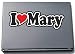 Produktbild INDIGOS UG - Aufkleber - I Love Heart Decal Sticker Laptopskin Laptopaufkleber 210 mm - Ich Liebe - Name (Mann, Frau, Kind, Junge, Mädchen) - I Love Mary
