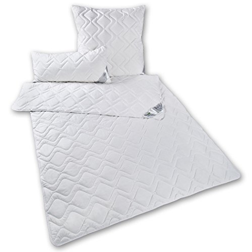 Sommerdecke 135×200 Bettdecke Sommer Wild-Seide Baumwolle Oeko-Tex® Standard 100 Gabriela - 2