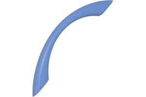 Gedotec Maniglie per mobili per cameretta dei bambini, distanza tra i fori 96 mm, colore azzurro, 1 pezzo, maniglie per cassetti in plastica, colore colorato, maniglie per mobili per bambini, maniglie