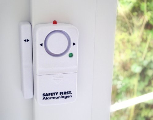 Preisvergleich Produktbild Premium Fensteralarm inkl. Batterien, Safety First - weiß