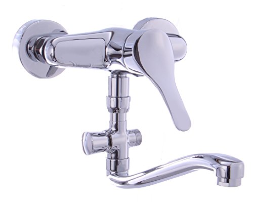 Preisvergleich Produktbild Grünblatt Wandarmatur Wasserhahn mit Brauseanschluss