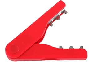 VVGAOGES Rosen Dornentferner,Rose Thorn Stripper,Rosenentfernungswerkzeug, Garten Florist Werkzeug für Gärtnerei Blumenarrangement (V3-Red)