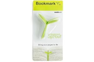 SUCK UK Lesezeichen „Sprießendes Blatt“ – 3er-Pack