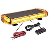 ★Mit Magnetfuß und Einfache Installation: Magnethülsen mit Gummischutzfüßen (4 starke magnetische Absaugung enthalten), an jedem Metalloberteil befestigen; Magnete Stark genug, um bis zu 45 Meilen pro Stunde zu gehen. Diese LED Leuchte passt für alle Fahrzeuge! Befestigung auf Fahrzeugen: vorne, hinten, links, rechts.