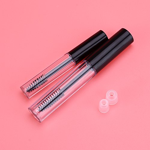 Frcolor 2pcs leer Wimpern Tube Mascara Tube DIY-Container Mascara Pinsel Wimpern Zauberstab Flasche - 3