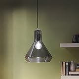 Die s.LUCE Funnel ist eine formschöne Pendelleuchte, die aus einem edlen, grauen Glaskörper, sogenanntem Rauchglas, besteht und in Verbindung mit einem dekorativen E27 Leuchtmittel eine ausgewöhnliche Wirkung erzielt!