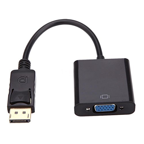 SODIAL(R) 1080p DP DisplayPort Stecker auf VGA Buchse Konverter Adapterkabel Lager