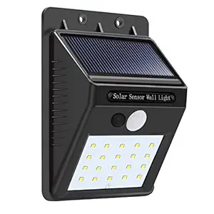 Gatih 20 LED Solar Motion Sensor Light,Outdoor Weatherproof for Driveway Garden Path Yard