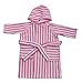 CozyBear pink stripe micro fleece dressing gown (2-3 years)