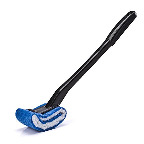 Preisvergleich Produktbild Buydirect Mehrzweck-Toilettenbürste, gebogen, fürs Badezimmer, WC, Kunststoff, Scheuerbürste schwarz