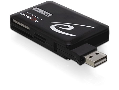DeLock USB2.0 CardReader All in 1 Speicherkartenleser USB2.0 CFI / II / MD / SM / SD / MMC / MS / xD - 2