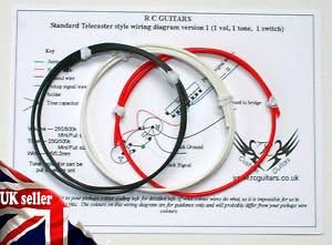 Telecaster Wire Up Kit Re Wiring Kit With Diagram