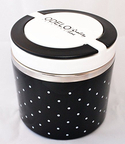 630 ml Lunchbox Suppe Lebensmittel Essen Edelstahl Isolierte Schwarz - 2