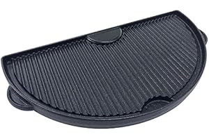HeRo24 Demi-plaque de cuisson en fonte pour barbecue sphérique de 44,5 à 60 cm