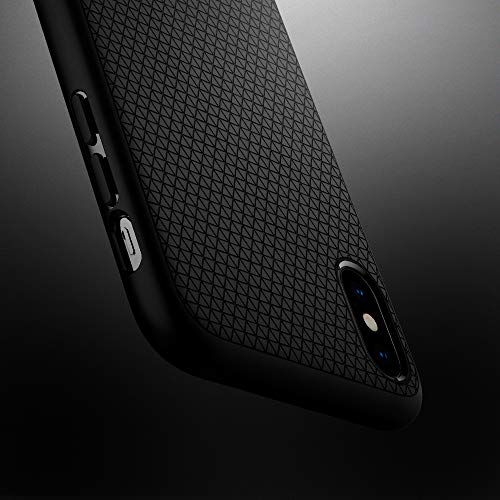 Spigen Funda Modelo Liquid Air para Apple iPhone X Color Negro Mate Spigen Funda Modelo Liquid Air para Apple iPhone X Color Negro Mate
