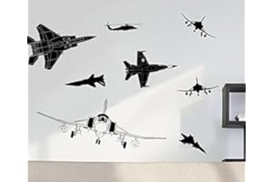 LICHI Wall Decal for Home Decor - Fighter Airplane