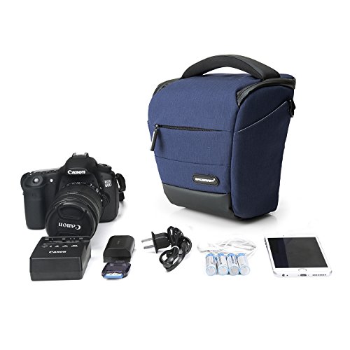 BAGSMART Housse pour Appareil Photo Reflex Compacte Sac    Photo Num  rique Canon Nikon Sony Panasonic- Sacoche d Appareil Photo Reflex en Nylon