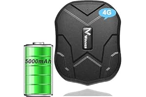 ZEERKEER Localizzatore GPS per Auto, 4G GPS Tracker Monitoraggio in Tempo Reale Dispositivo Anti-perso/Antifurto Impermeabile Localizzazione GPS con Geo-Fence Alarm APP Gratuita Magnetico 4G-TK905