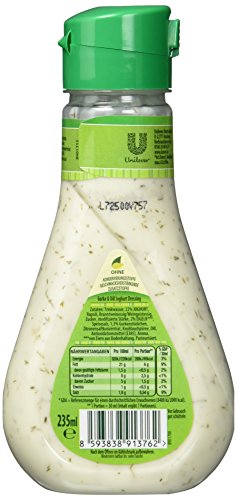 Knorr Salatkrönung Joghurt-Dressing Gurke & Dill, 6er Pack (6 x 235 ml) - 5