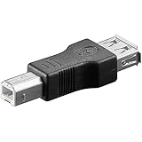 5er Set USB Adapter - A-Buchse auf B-Stecker