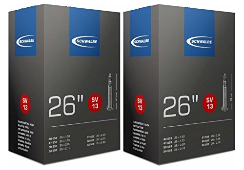 Schwalbe Schlauch SV 13 - 26" - 2er Set Sclaverandventil//Französisches Ventil