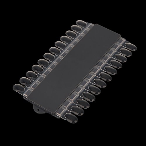 Anself Nail Art Detachable Palette for Professional Salon Tips Design Display DIY Practice Tool (24Pcs)