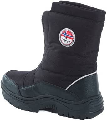 Nebulus Winterstiefel Snow Herren Stiefel Schuhe Schwarz Wasserfest Q069 Amazon De Bekleidung