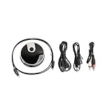 Transmisor Bluetooth: con Bluetooth V 4.0 altamente compatible, convierta los dispositivos de audio estéreo normales en transmisores con capacidad Bluetooth, puede emparejarse con 2 auriculares / parlantes a la vez, lo que le permite disfrutar de música o películas estéreo inalámbricas con su pareja.
