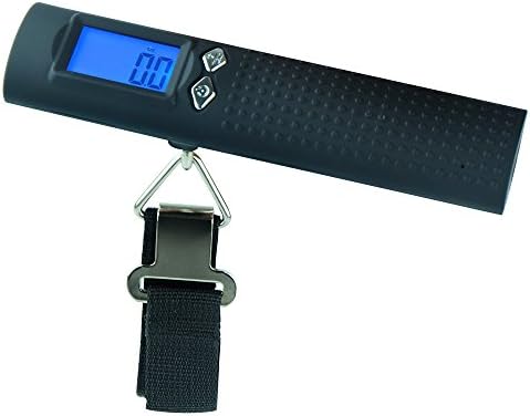 CCOWAY Portable Digital Travel Luggage Scale With 2600mAh Power Bank&amp;LED Screen, LB/KG Switchable For Home Outdoor Travel(Black-A24)