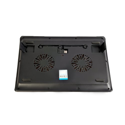 L112 Laptop-Kühler Laptop Cooling Laptop Külrippe Dual-Lüfter 70mm Lüfter blauen LED-Licht Laptop Cooling Pad - 5